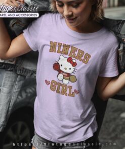 Kitty Niners Girl San Francisco 49ers Women TShirt