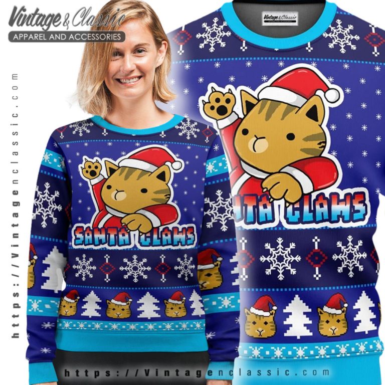 Kitty Santa Claws Ugly Christmas Sweater Ugly Sweater shirt Kitty Santa Claws Ugly Christmas Sweater Ugly Sweater shirt