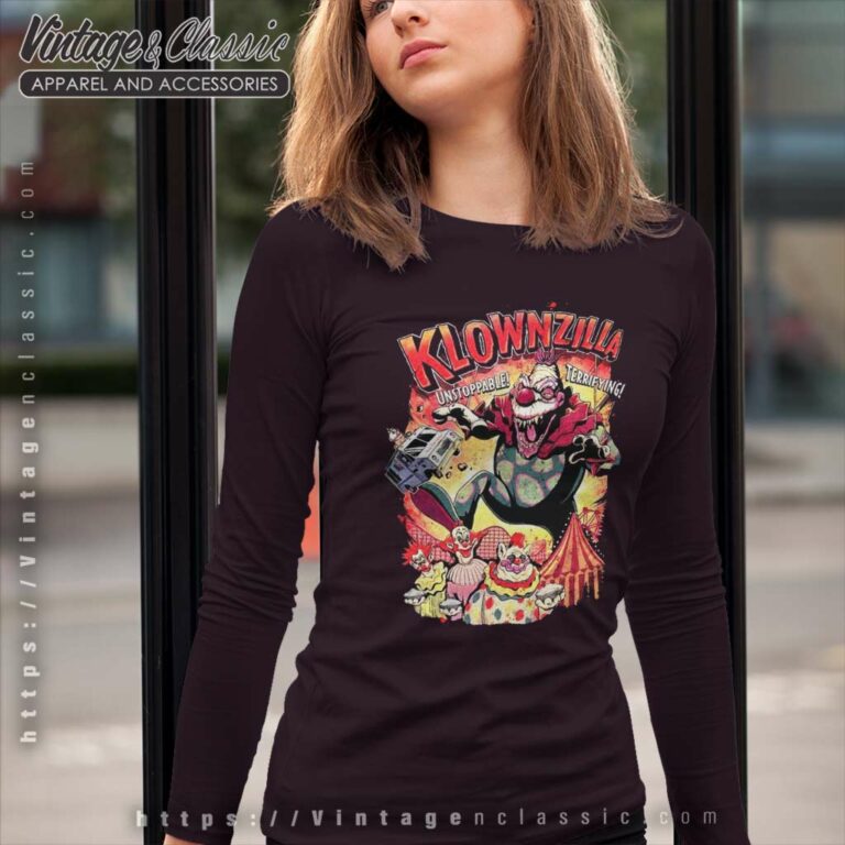 Klownzilla Halloween Horror Nights Long Sleeve Tee Klownzilla Halloween Horror Nights Long Sleeve Tee