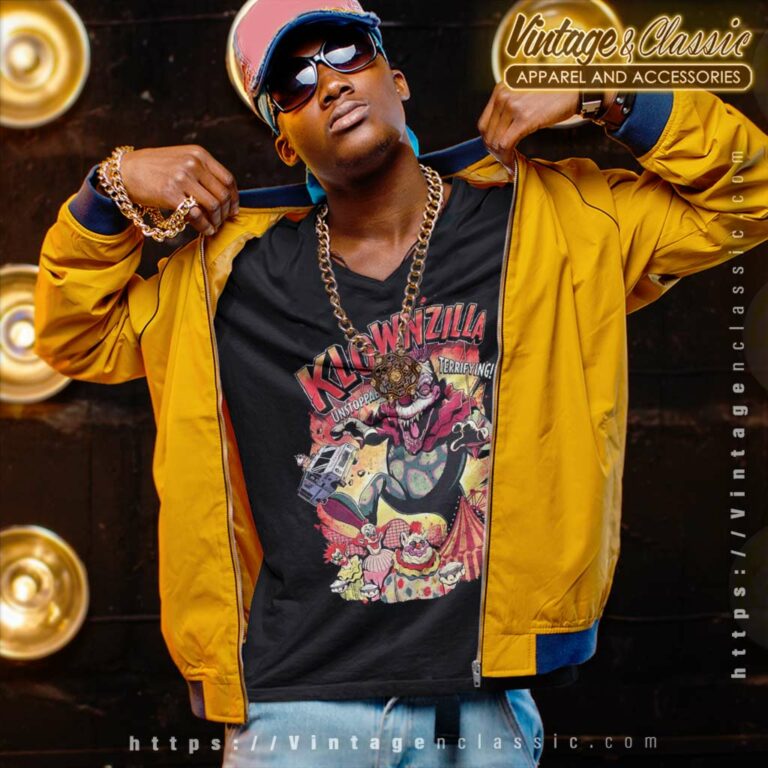 Klownzilla Halloween Horror Nights V Neck TShirt Klownzilla Halloween Horror Nights V Neck TShirt