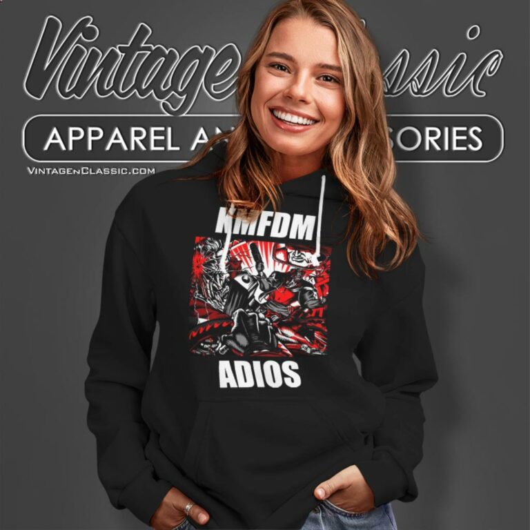 Kmfdm Adios Hoodie Kmfdm Adios Hoodie