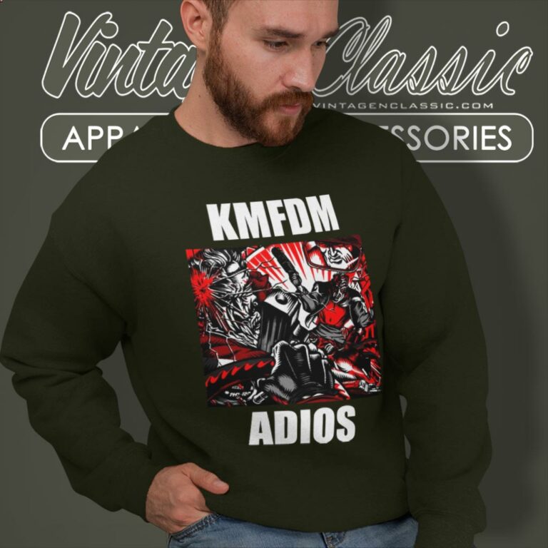 Kmfdm Adios Sweatshirt Kmfdm Adios Sweatshirt