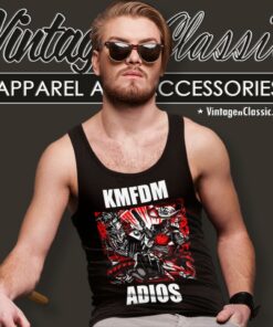 Kmfdm Adios Tank Top Racerback