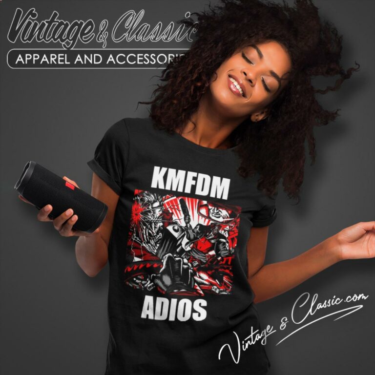 Kmfdm Adios Women T Shirt Kmfdm Adios Women T Shirt