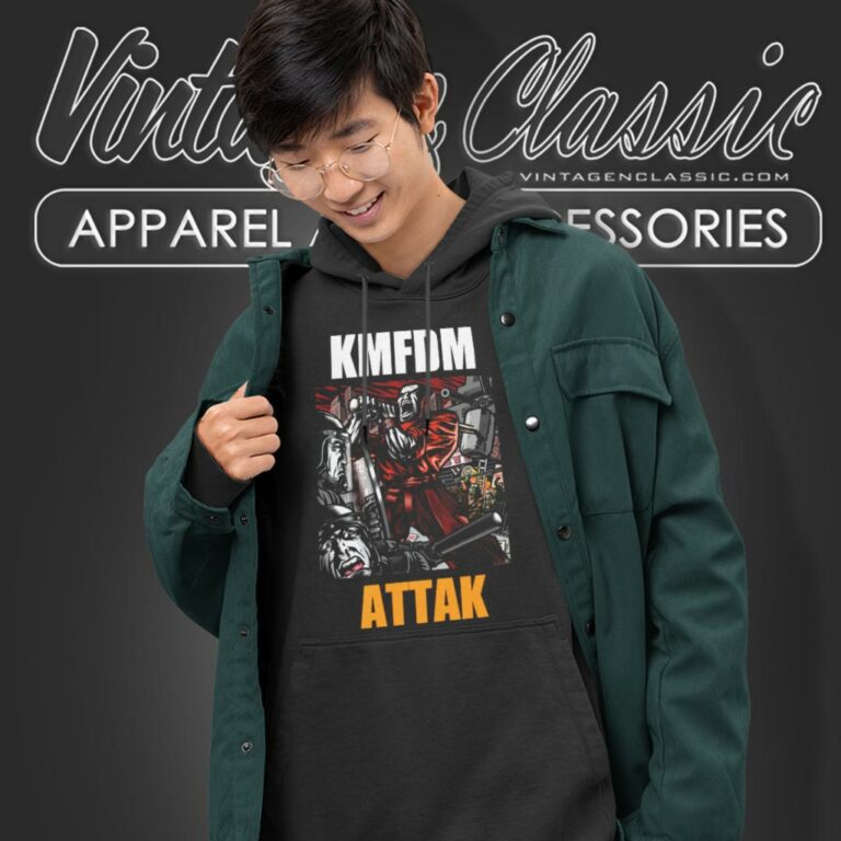 Kmfdm Attak Hoodie Kmfdm Attak Hoodie