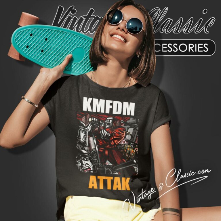 Kmfdm Attak Women T Shirt Kmfdm Attak Women T Shirt