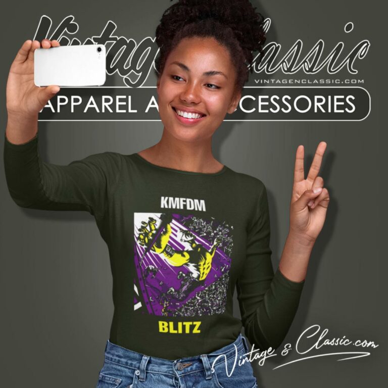 Kmfdm Blitz Long Sleeve Tee Kmfdm Blitz Long Sleeve Tee