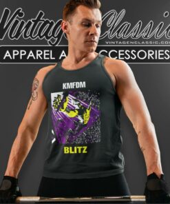 Kmfdm Blitz Tank Top Racerback