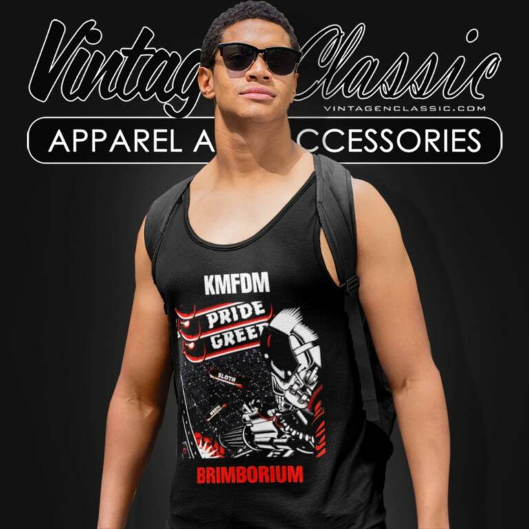 Kmfdm Brimborium Tank Top Racerback Kmfdm Brimborium Tank Top Racerback