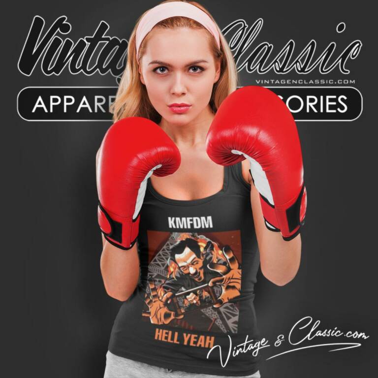 Kmfdm Hell Yeah Tank Top Racerback Kmfdm Hell Yeah Tank Top Racerback