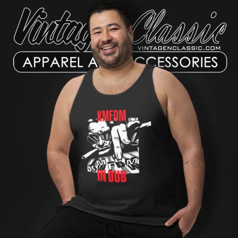 Kmfdm In Dub Tank Top Racerback Kmfdm In Dub Tank Top Racerback