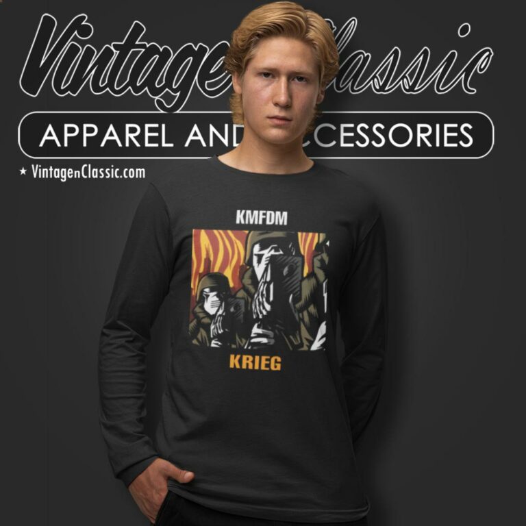 Kmfdm Krieg Long Sleeve Tee Kmfdm Krieg Long Sleeve Tee