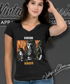 Kmfdm Krieg V Neck TShirt