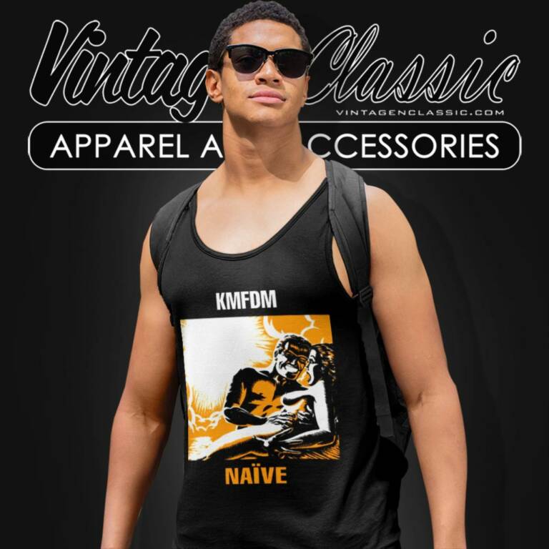 Kmfdm Naive Tank Top Racerback Kmfdm Naive Tank Top Racerback