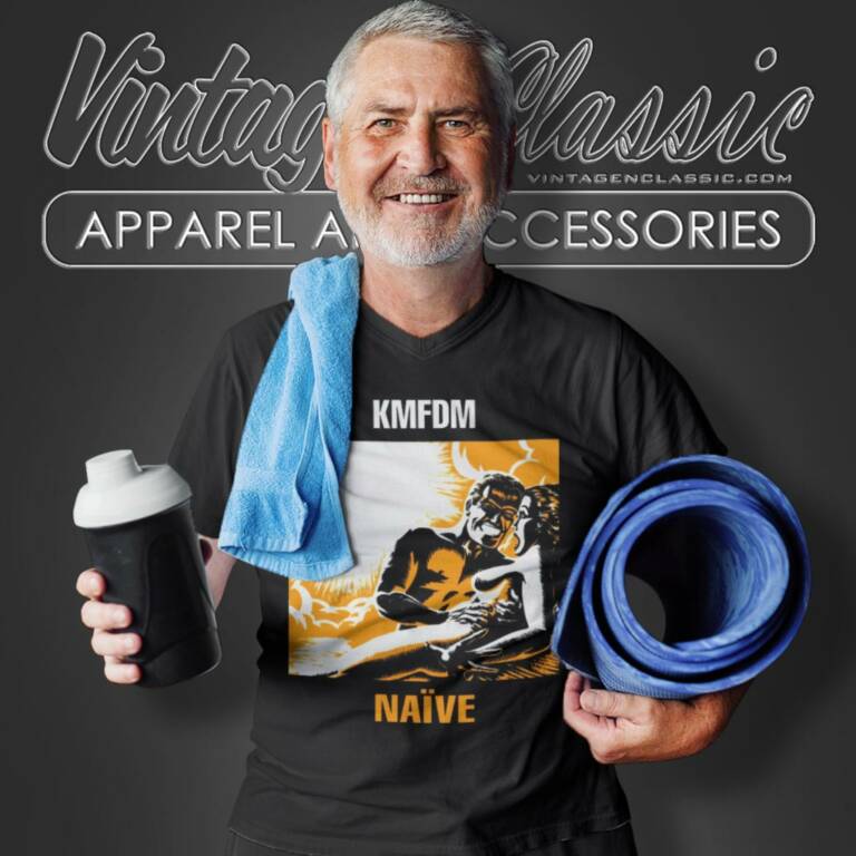 Kmfdm Naive V Neck TShirt Kmfdm Naive V Neck TShirt