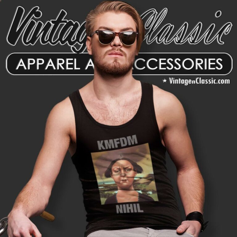 Kmfdm Nihil Tank Top Racerback Kmfdm Nihil Tank Top Racerback