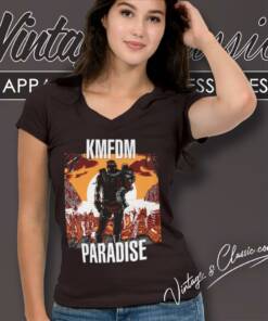 Kmfdm Paradise V Neck TShirt