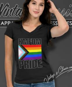 Kmfdm Pride Benefit V Neck TShirt