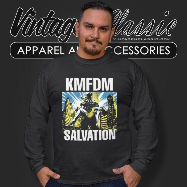 Kmfdm Salvation Long Sleeve Tee Kmfdm Salvation Long Sleeve Tee
