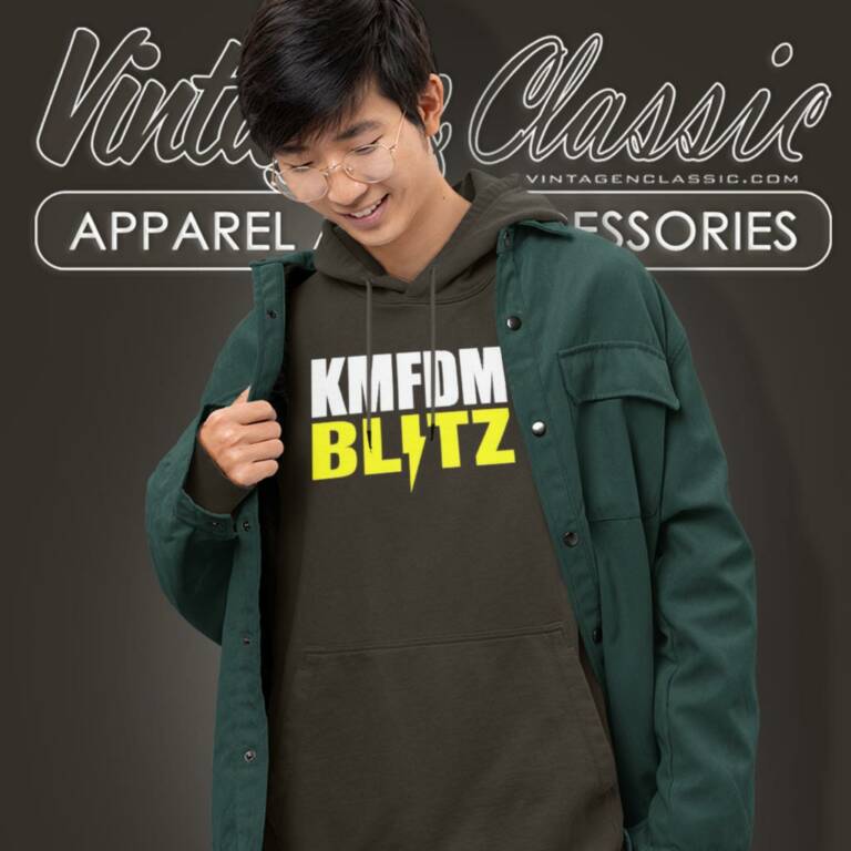 Kmfdm Shirt Blitz 10th Anniversary Hoodie Kmfdm Shirt Blitz 10th Anniversary Hoodie