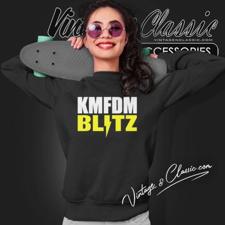 Kmfdm Shirt Blitz 10th Anniversary Sweatshirt Kmfdm Shirt Blitz 10th Anniversary Sweatshirt