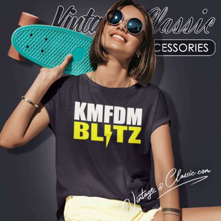Kmfdm Shirt Blitz 10th Anniversary Women T Shirt Kmfdm Shirt Blitz 10th Anniversary Women T Shirt