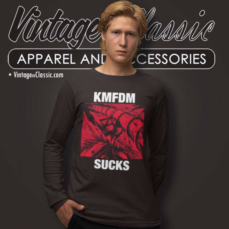 Kmfdm Suck Long Sleeve Tee Kmfdm Suck Long Sleeve Tee