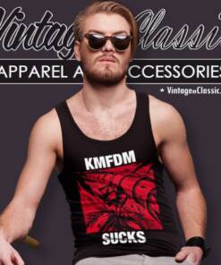 KMFDM Suck Shirt 4 Kmfdm Suck Tank Top Racerback
