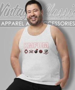 Kmfdm Symbols Logo Tank Top Racerback