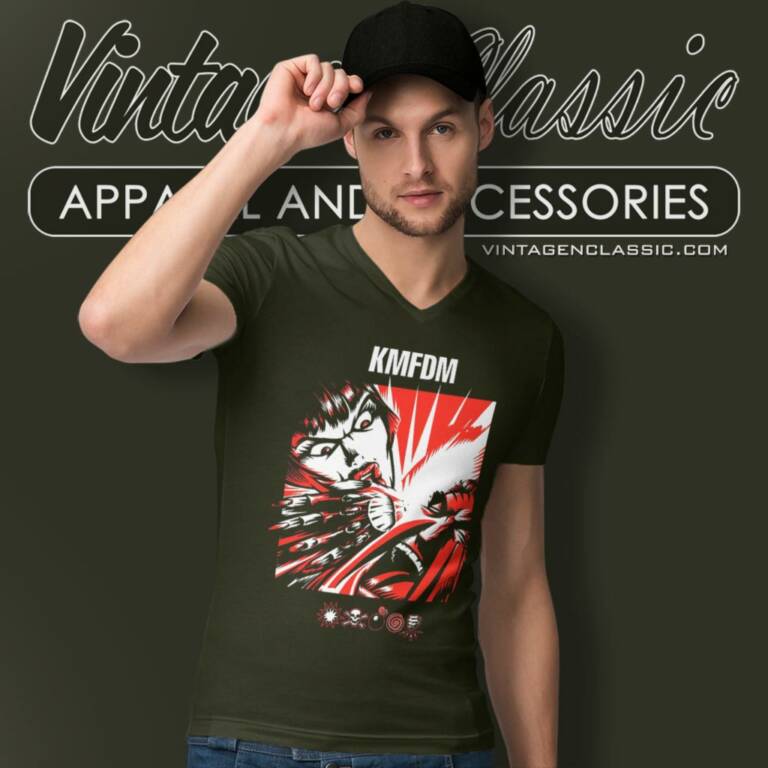 Kmfdm Symbols V Neck TShirt Kmfdm Symbols V Neck TShirt
