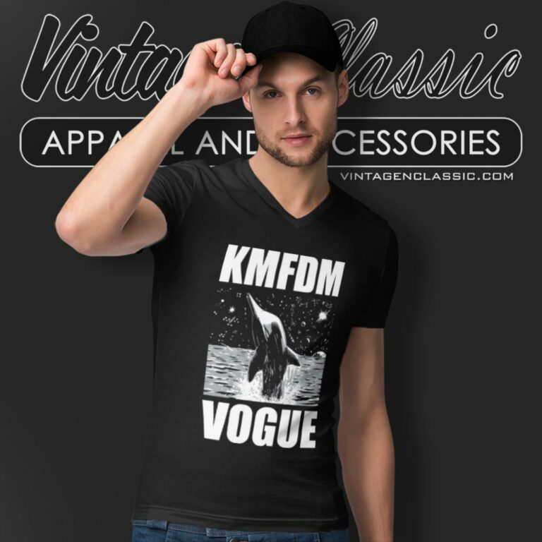 Kmfdm Vogue V Neck TShirt Kmfdm Vogue V Neck TShirt