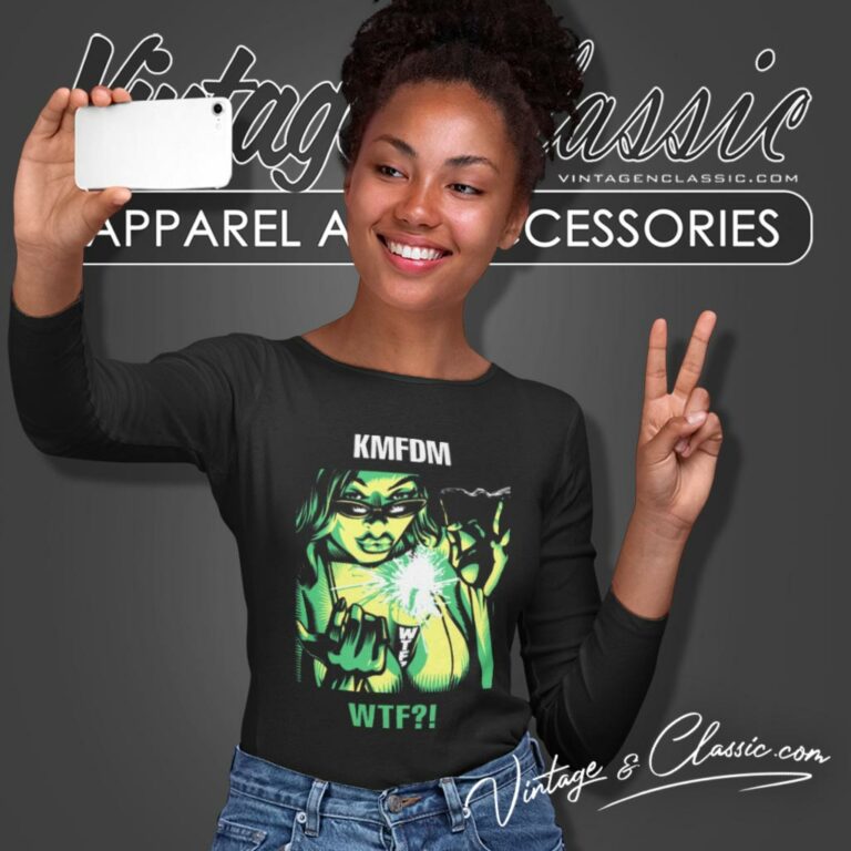 Kmfdm Wtf Long Sleeve Tee Kmfdm Wtf Long Sleeve Tee