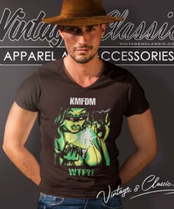 Kmfdm Wtf V Neck TShirt
