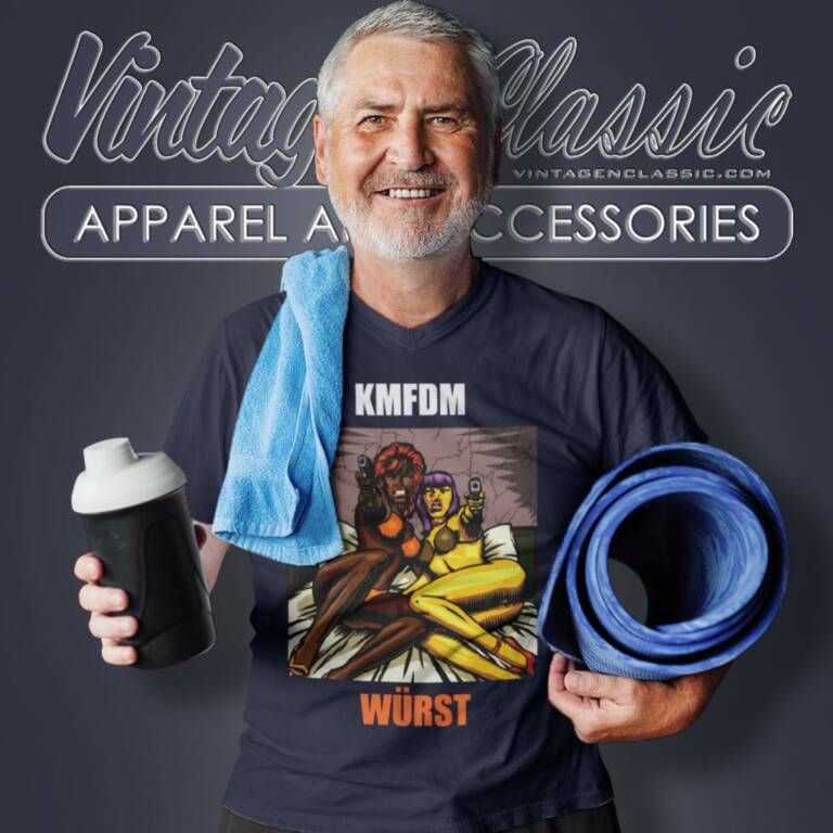 Kmfdm Wurst V Neck TShirt Kmfdm Wurst V Neck TShirt