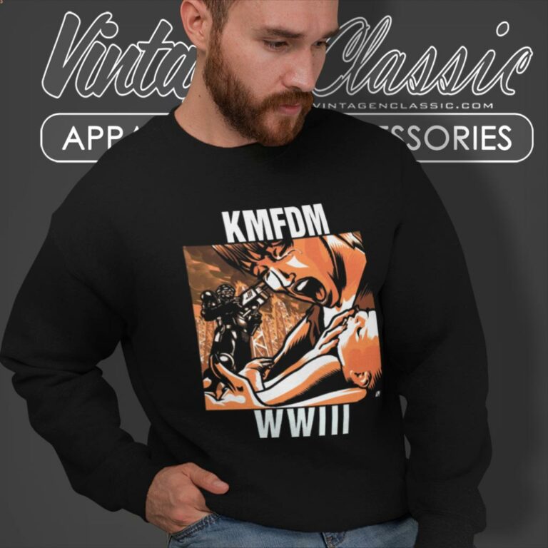 Kmfdm Wwiii Sweatshirt Kmfdm Wwiii Sweatshirt