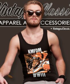 Kmfdm Wwiii Tank Top Racerback