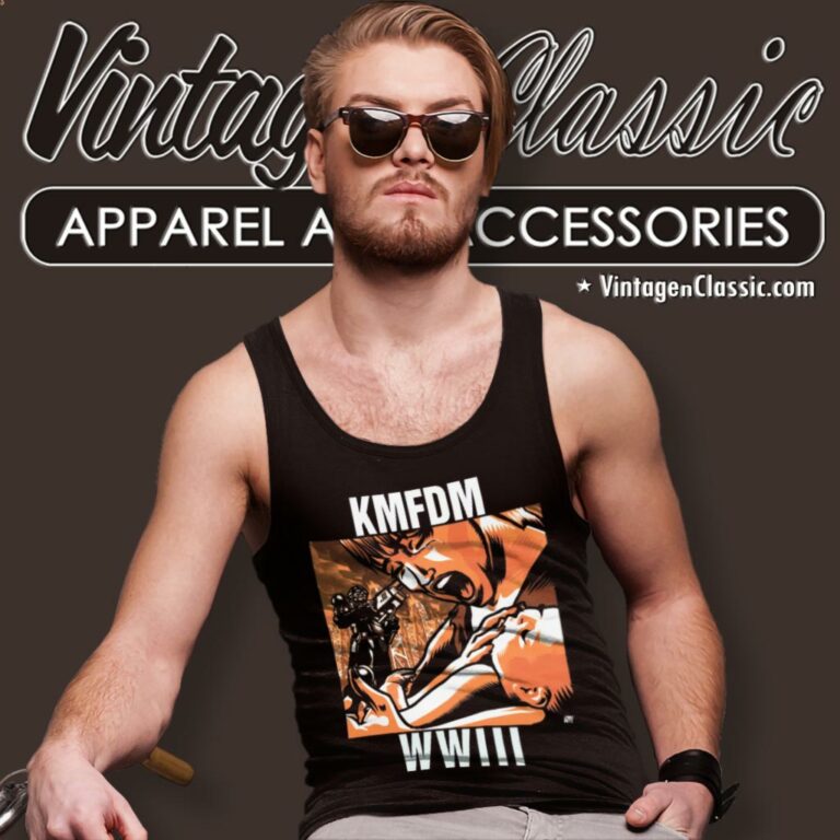 Kmfdm Wwiii Tank Top Racerback Kmfdm Wwiii Tank Top Racerback