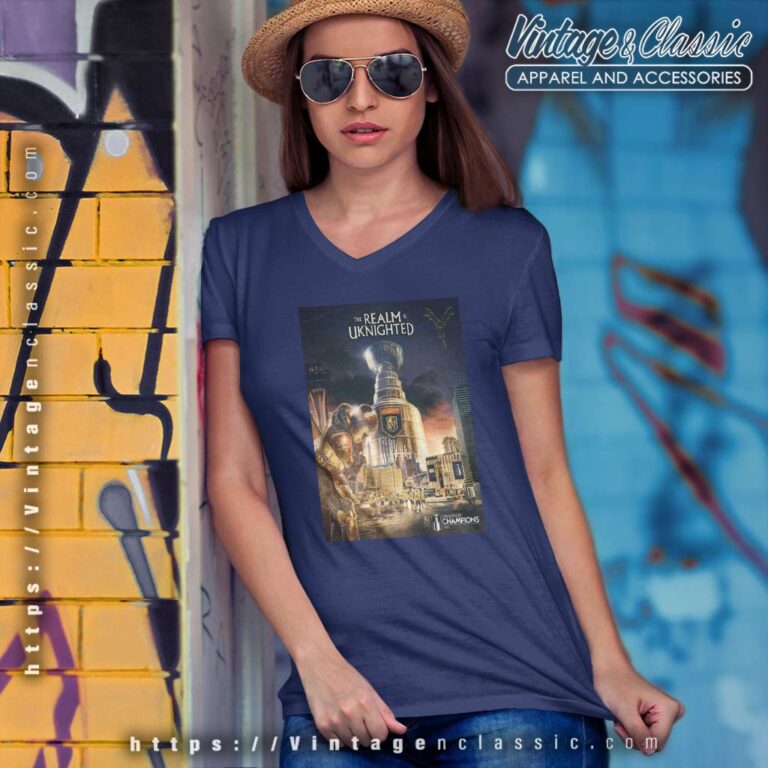 Knights The Realm Is Uknighted V Neck TShirt Knights The Realm Is Uknighted V Neck TShirt