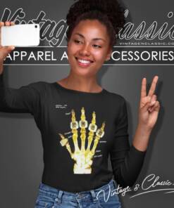 Kobe 5 Rings Skeleton Shirt Kobe Broken Not Beaten Long Sleeve Tee