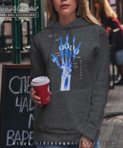 Kobe Bryant 5 Rings Lakers Dark Heather Hoodie