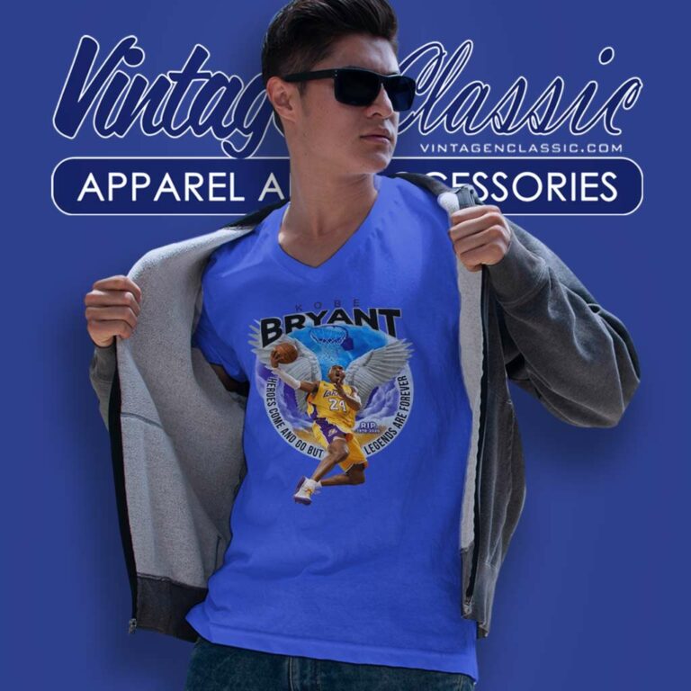 Kobe Bryant 5x Nba Champion V Neck TShirt Kobe Bryant 5x Nba Champion V Neck TShirt