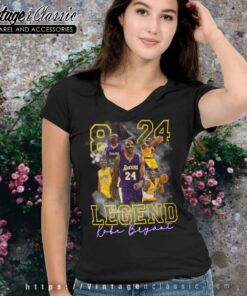 Kobe Bryant 8 24 Black Mamba V Neck