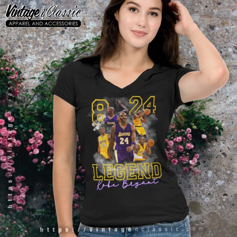 Kobe Bryant 8 24 Black Mamba V Neck Kobe Bryant 8 24 Black Mamba V Neck