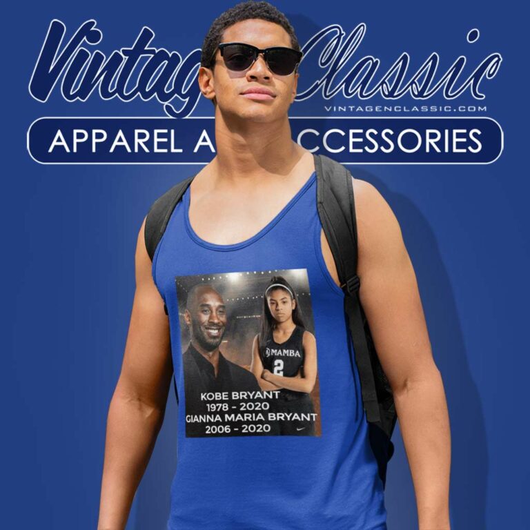 Kobe Bryant And Gianna Bryant Memorial Tank Top Racerback Kobe Bryant And Gianna Bryant Memorial Tank Top Racerback