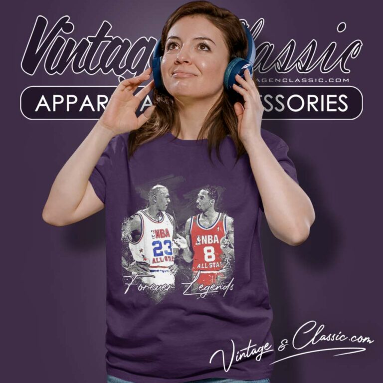 Kobe Bryant And Michael Jordan Forever Legends Women TShirt Kobe Bryant And Michael Jordan Forever Legends Women TShirt