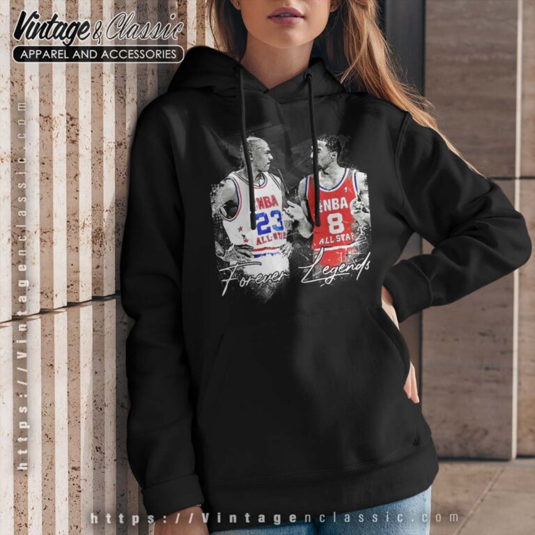 Kobe Bryant And Michael Jordan Woman Hoodie Kobe Bryant And Michael Jordan Woman Hoodie