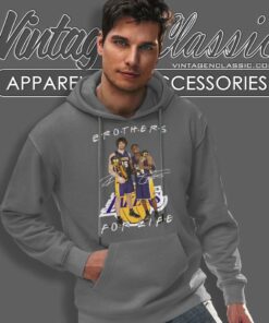 Kobe Bryant And Pau Gasol Brothers For Life Signatures Shirt