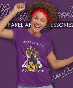 Kobe Bryant And Pau Gasol Brothers For Life Signatures Women TShirt