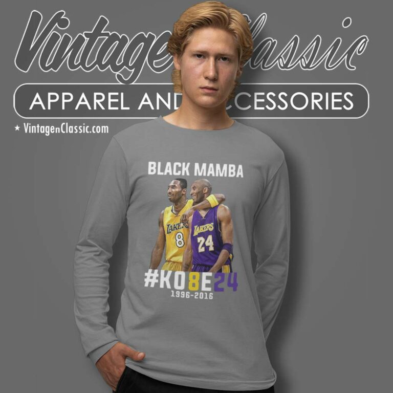 Kobe Bryant Black Mamba Lakers Long Sleeve Tee Kobe Bryant Black Mamba Lakers Long Sleeve Tee