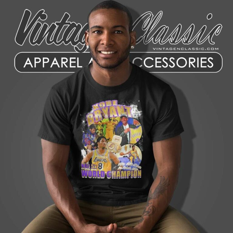 Kobe Bryant Lakers Nba 5x World Champion 2x Final Mvp T Shirt Kobe Bryant Lakers Nba 5x World Champion 2x Final Mvp T Shirt